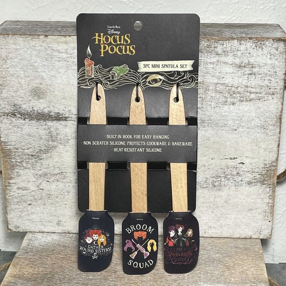 Hocus Pocus Other - 3 pc Disney Sanderson Sisters Hocus Pocus Mini Spatula Set Non-Scratch Silicone